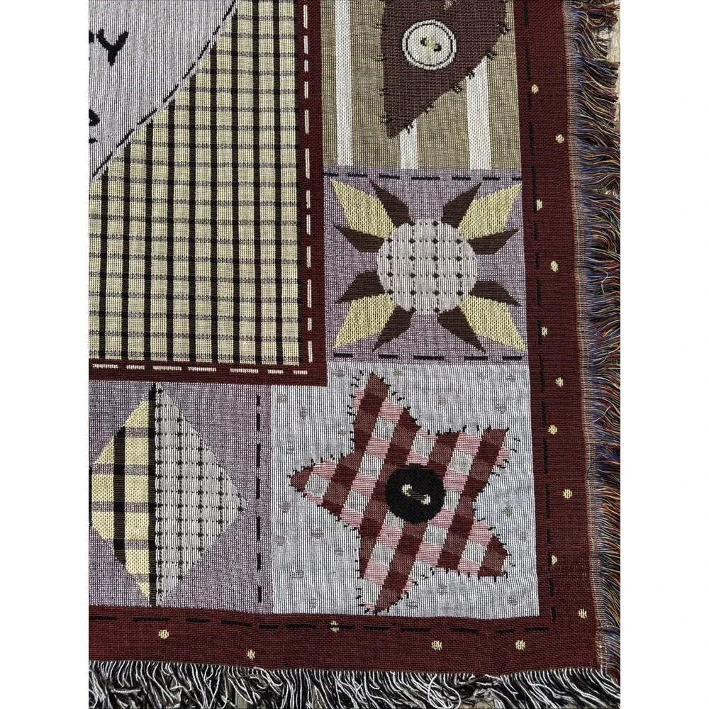 48” X 58” Good Friends Are Like Angels  Throw Blanket Tapestry With Tags